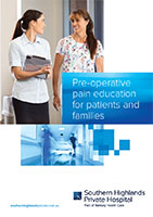 Pre-operative pain education for patients and families