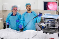 The newer scopes have improved handling capabilities which allow for a smoother navigation of the instrument and thus a decreased requirement for deep sedation during the procedure.